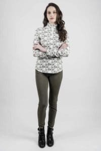 ESTHER New Green Hunting Top