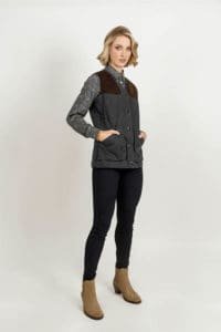 KATRINA Wax cotton gilet