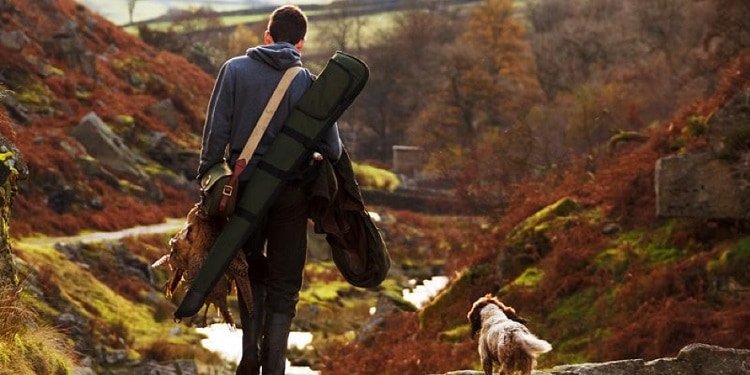 man with dog