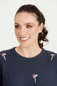 AMANDA Pheasants round neck top