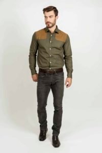 ADRIAN Green Shooting luxury men’s shirt 3 Hartwell Adrian Mens Green Shooting 2 scaled