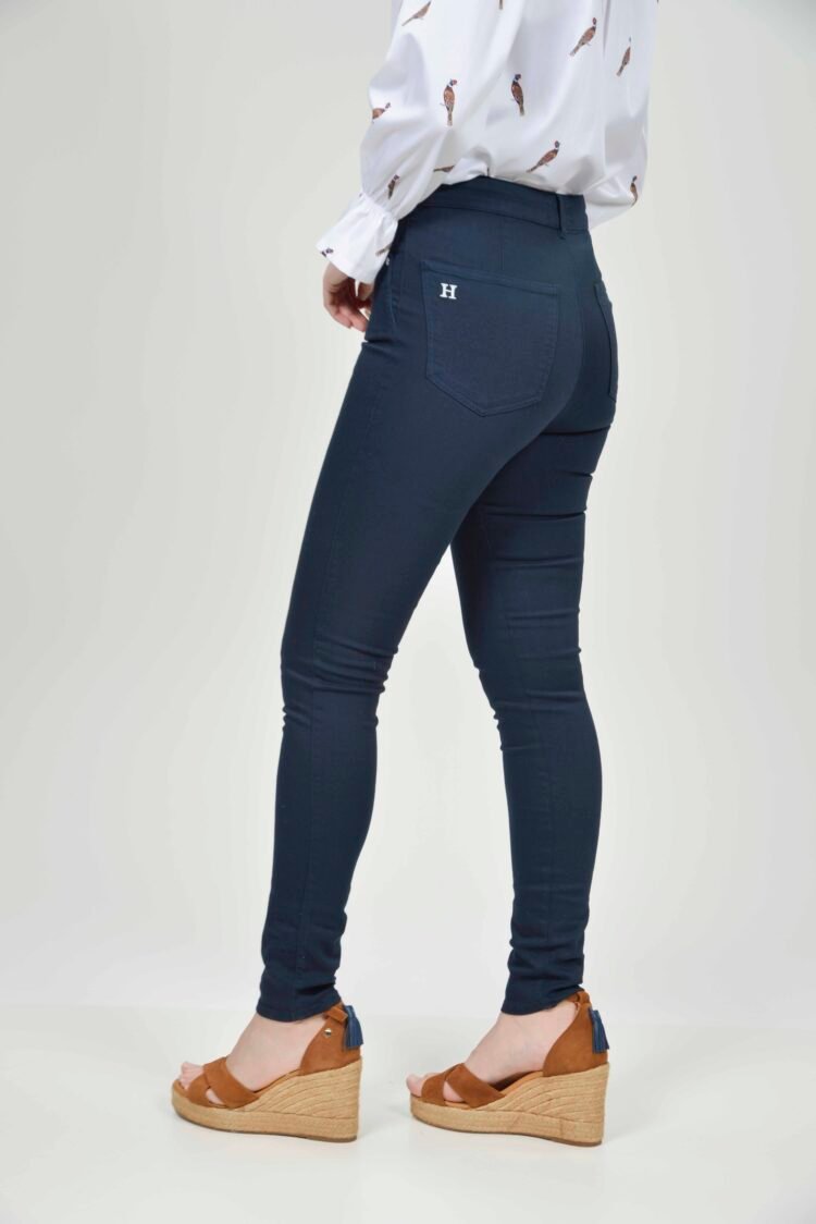 ROSIE Navy Super Skinny Cotton Jeans 2 scaled