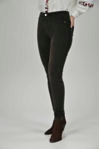 Hartwell ROSIE Super Skinny Olive Moleskin 2
