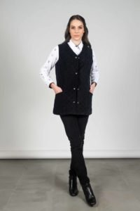 KATRINA Black Velvet Quilted Gilet 5 Hartwell Katrina Black Velvet 2