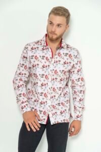 VICTOR Red Hunting luxury men’s shirt 2 Hartwell VICTOR Red Hunting
