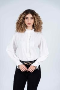 HILLA White luxury blouse 2 Hartwell HILLA White 2