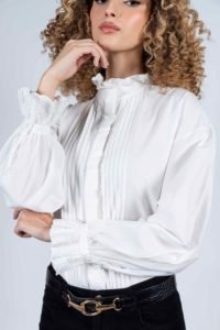 HILLA White luxury blouse 3 Hartwell HILLA White 3