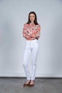 LYDIA Pink Butterflies luxury viscose shirt 5 Hartwell LYDIA Pink Butterflies