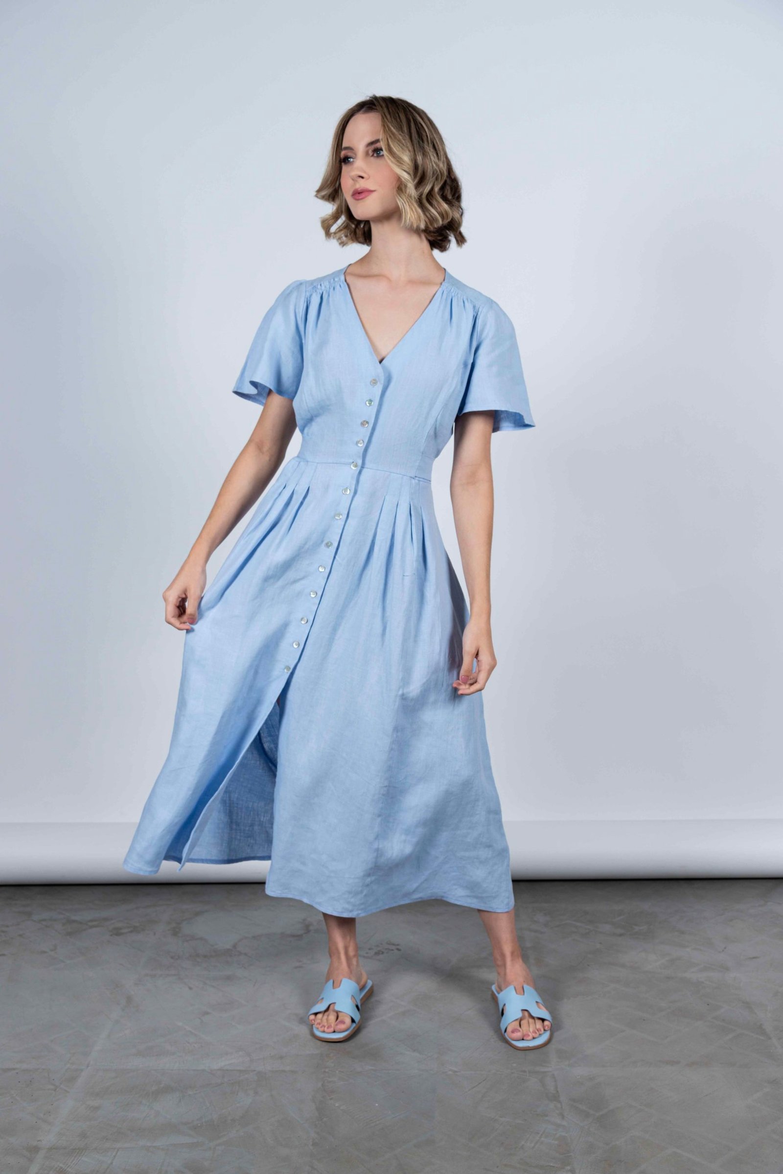 ALINA Plain Blue