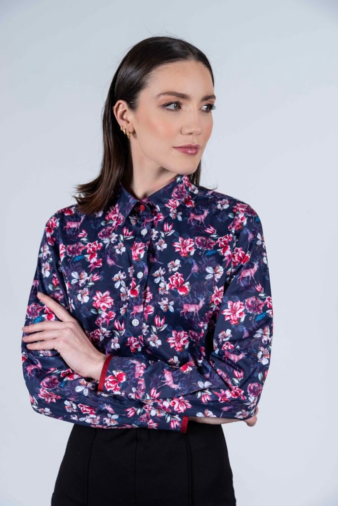 Layla Floral Print Cotton Top