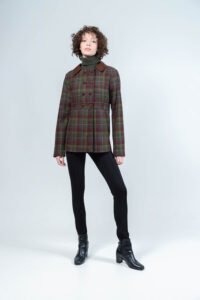 MAGGIE Pure wool green check coat 5 Hartwell MAGGIE Green Check