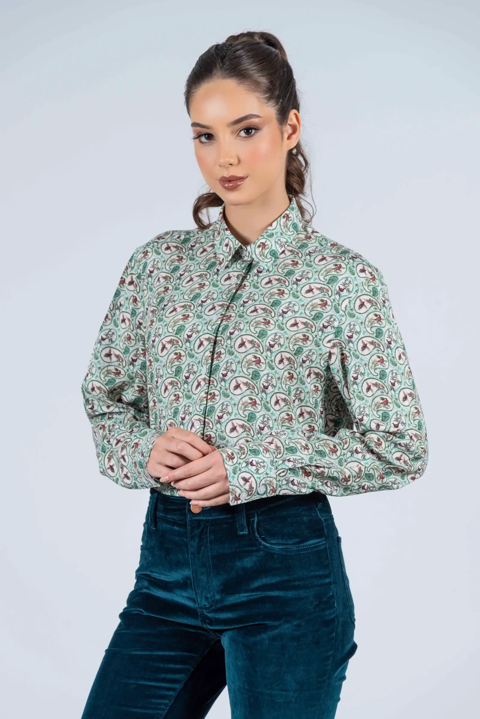 LYDIA-Green-Paisley-scaled LYDIA Green Paisley scaled 2