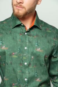 VICTOR Green Forest luxury men’s shirt 5 Hartwell VICTOR Green Forest 2
