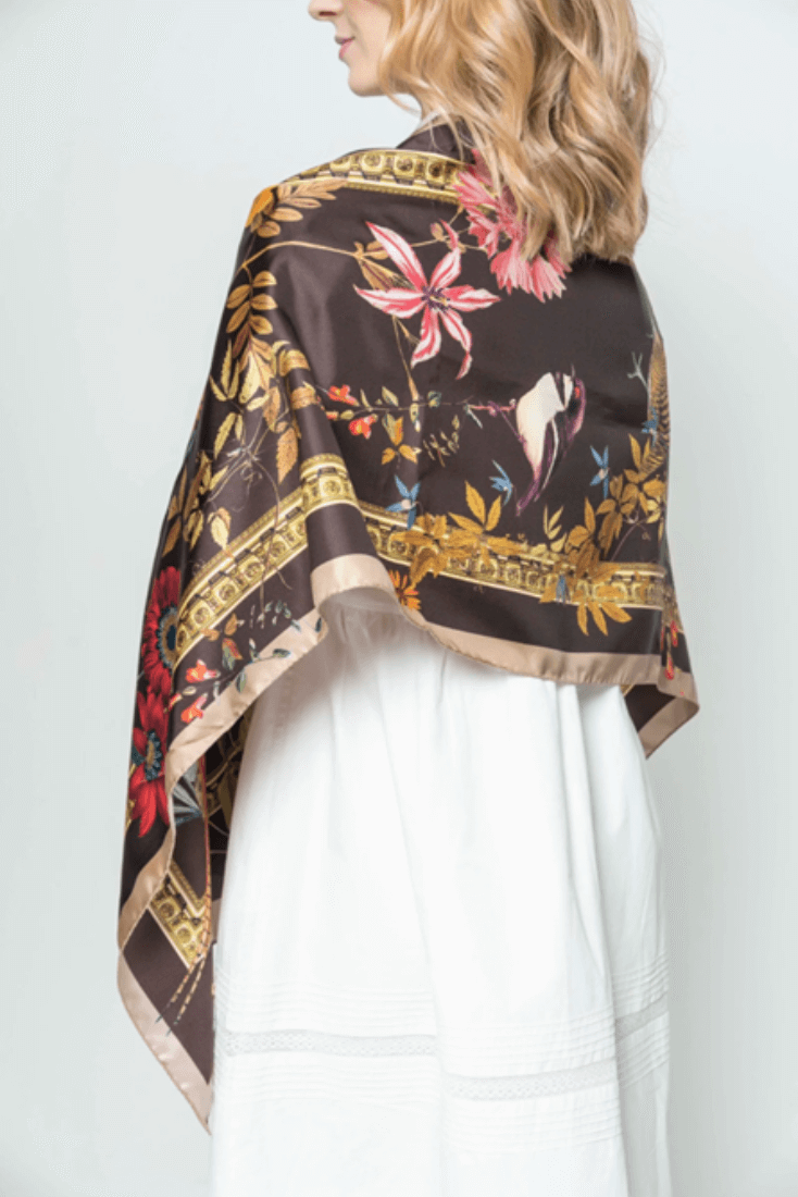 SABRINA Italian Silk Scarf