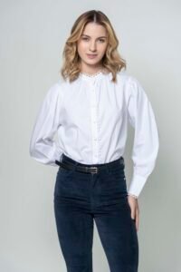 CARINA White luxury blouse 2 Hartwell CARINA White
