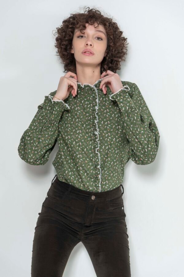 TALIA Olive Flying Ducks 2