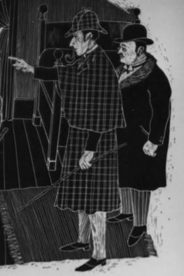 The Legacy and Evolution of Checkered Patterns in British Fashion 2 Classic Sherlock Holmes illustration
