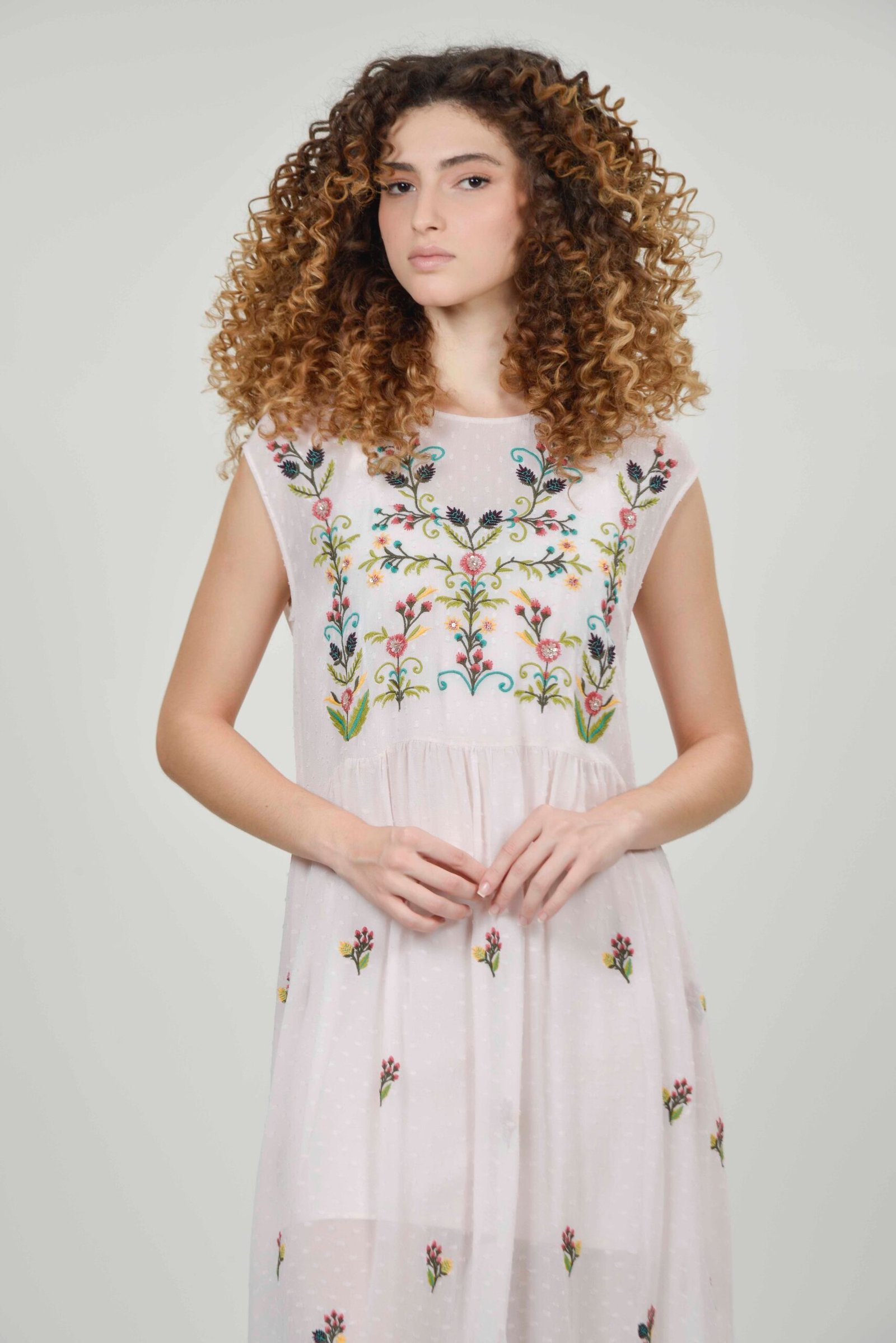 MONICA Pink Dress 2 scaled