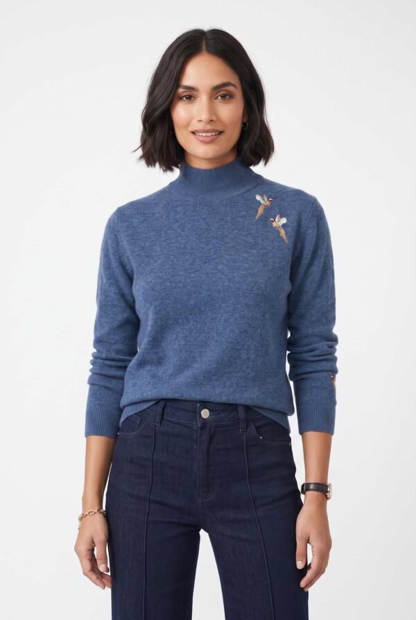 ADELE Blue Denim Pheasants 3 Hartwell ADELE Blue Denim Pheasants 1