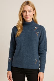 ADELE Blue Denim Pheasants 1 Hartwell ADELE Blue Denim Pheasants