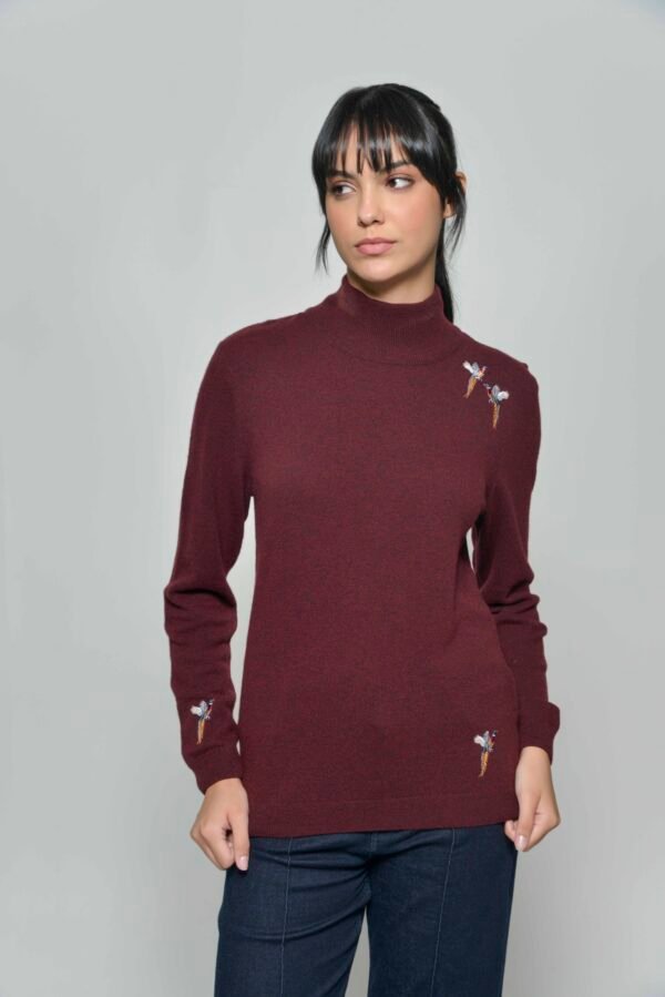 ADELE Burgundy 4 Hartwell ADELE Burgundy Pheasants