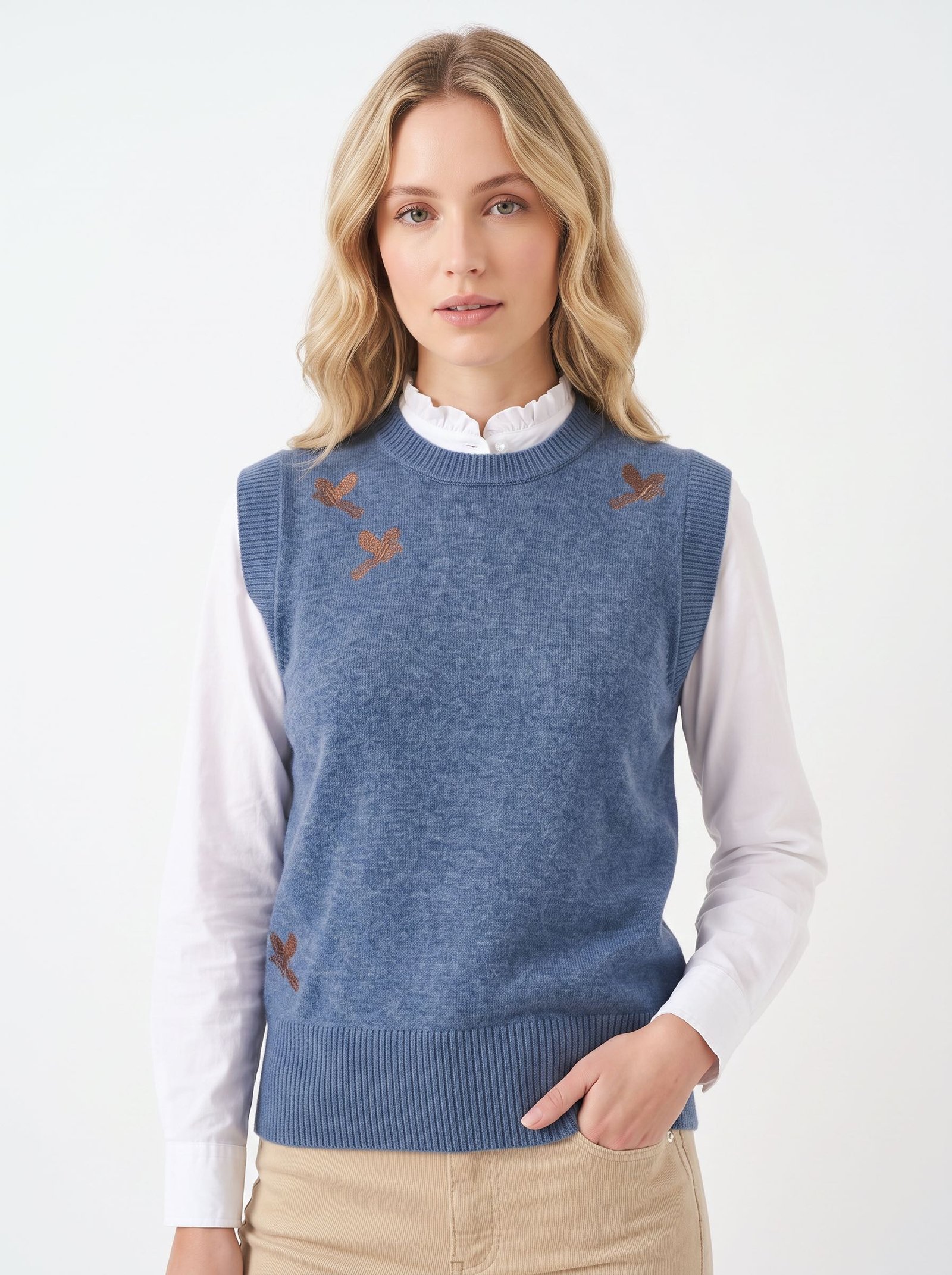 AMARA Blue Denim Pheasants 2 Hartwell AMARA Blue Denim Pheasants 2
