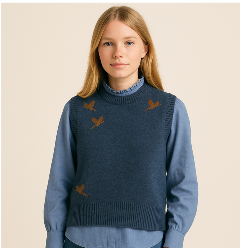 Hartwell AMARA Blue Denim Pheasants