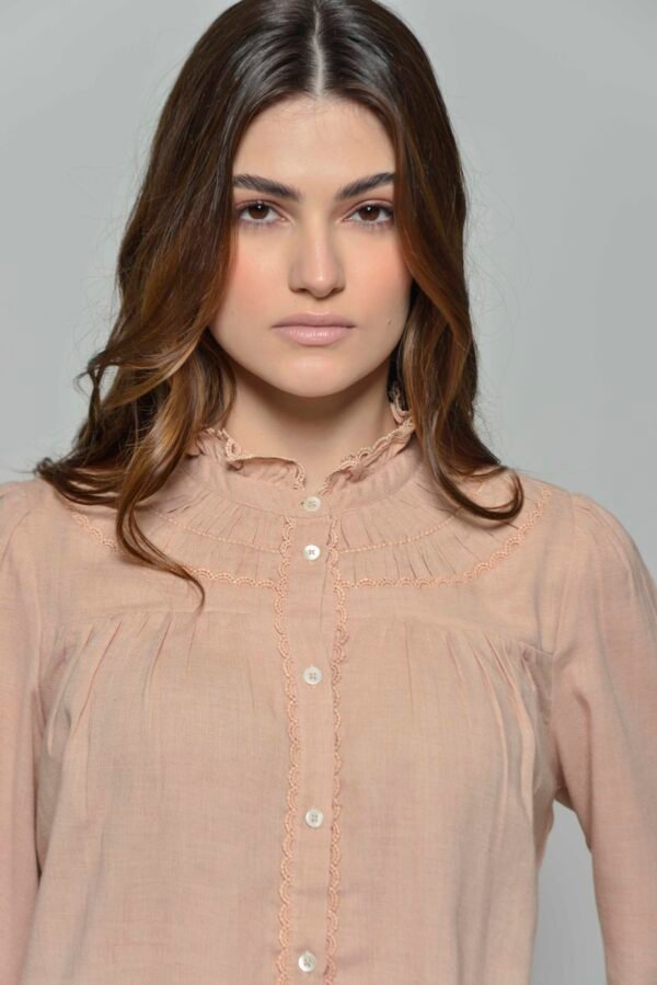 GRETA Peach Blouse 2 Hartwell GRETA Peach