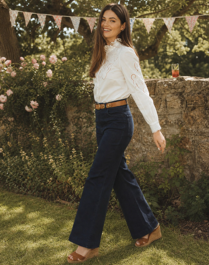 Weekend Outfit Inspiration with Embroidered Blouses and Country Knitwear 1 Hartwell Picture1