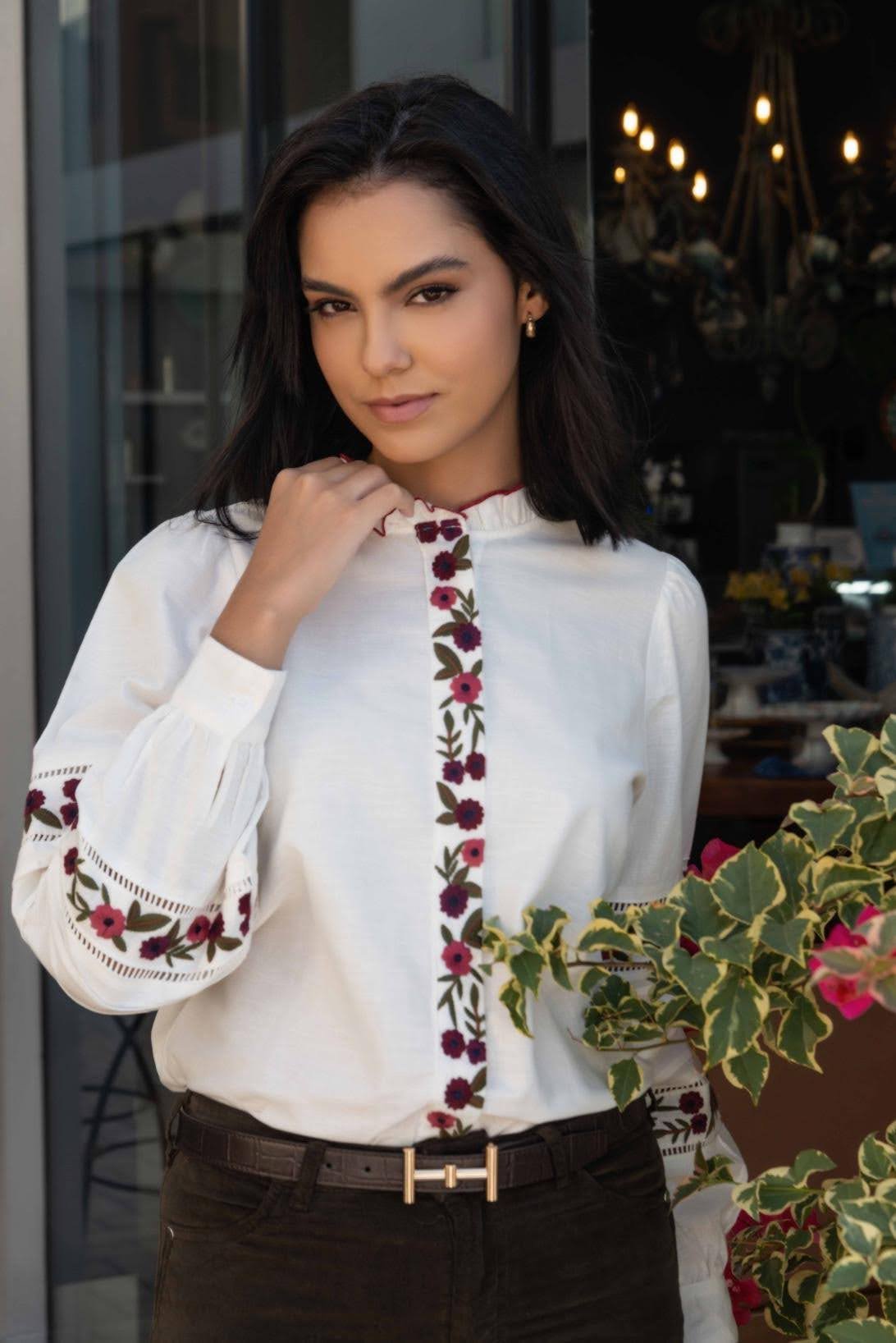 How to Pair Embroidered Blouses with Jeans, Skirts, and Tailored Trousers 6 Hartwell embroidered blouses6