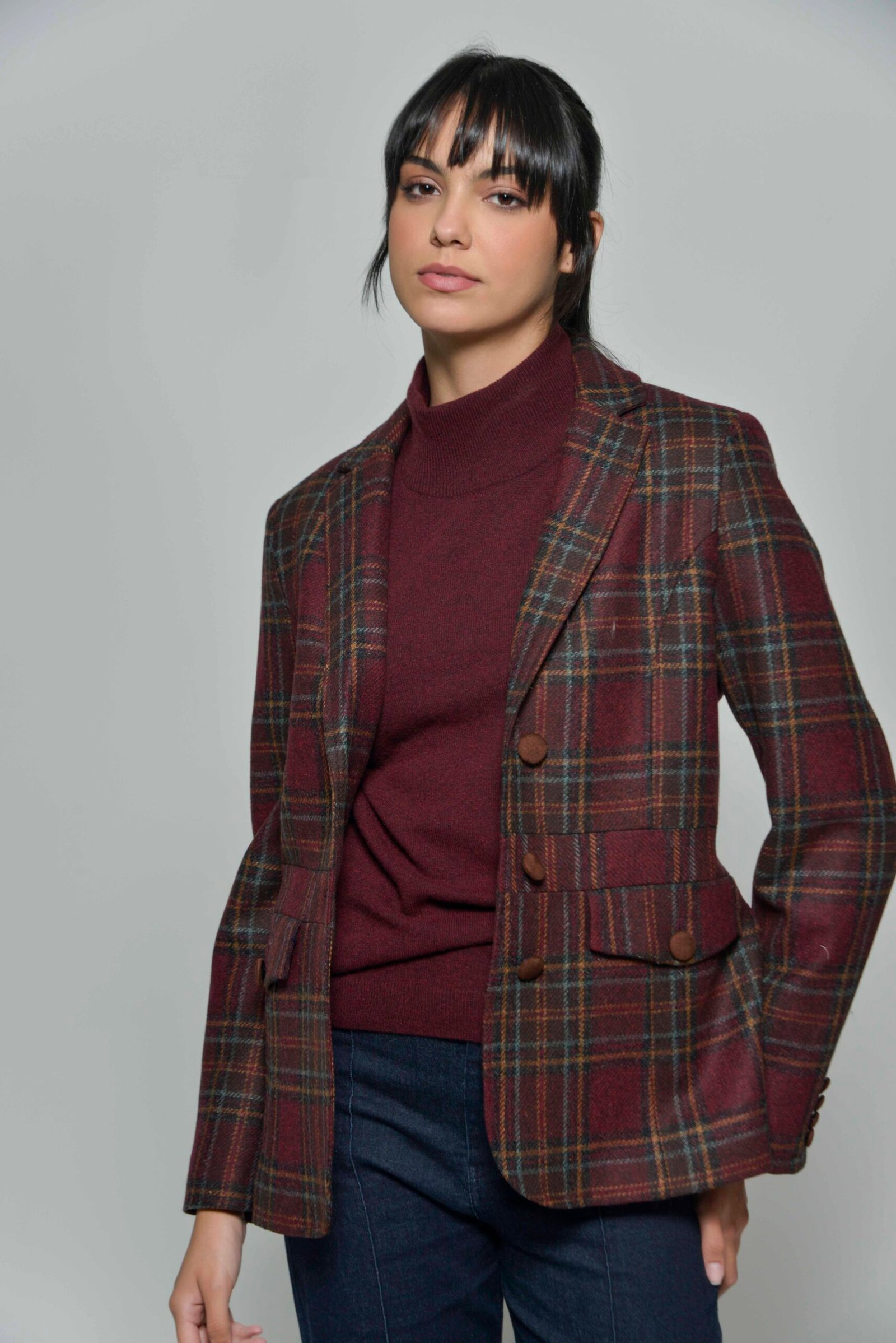 ZIA Burgundy Check Hartwell ZIA Burgundy Check scaled