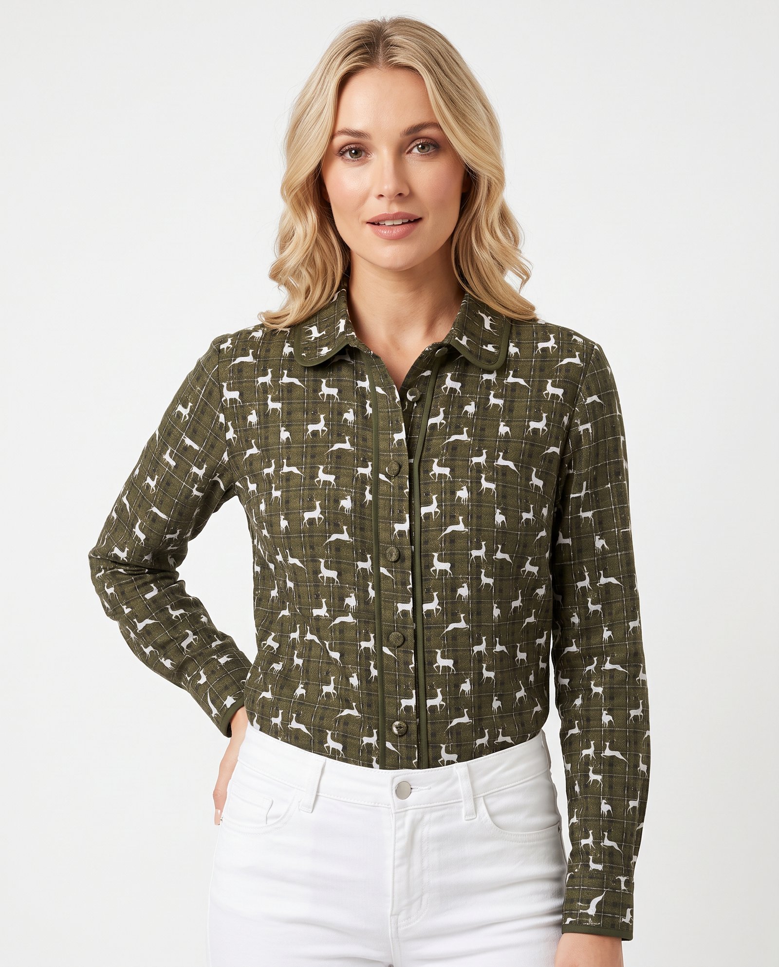 MARIE Olive Stags - Image 1